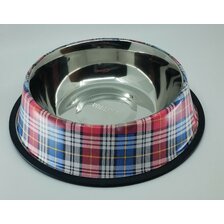 Nobleza Protišmyková miska KÁRO modro-červená 1,65 l - 28,5 x 7 cm